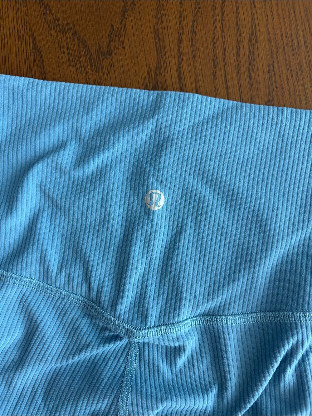 lululemon athletica Align Ribbed High-Rise Crop 23" - Utility Blue - Picture 6 of 8